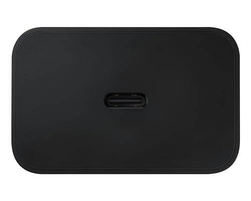 Image of 45W Type C Super Fast Charger Adapter for Samsung Galaxy S25|S24|S23|S22|S21|S20, Ultra|Plus|Fe|Tab S10|S9|A9|A9+|A8|A7, 5G|+, Mobile Phone Support 45 watt USB-C Quick Charge Charging Adaptor, Black