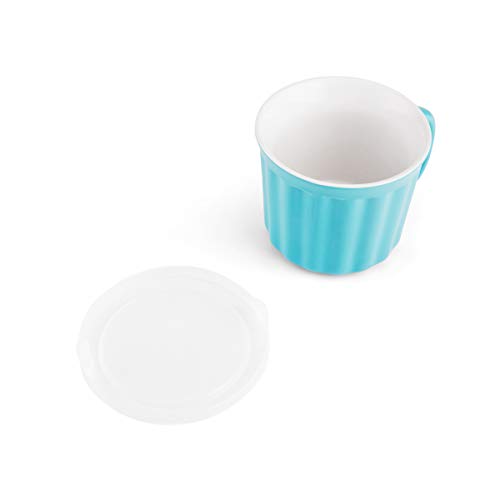 Farberware 16 oz Ceramic Soup Mug with Lid - image 2