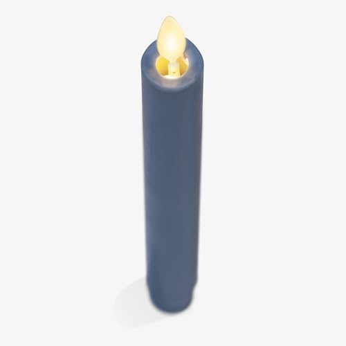 Image of Luminara - Flameless Battery Operated Taper Candle - Spring Lake - Pack of 1-1x9.5 - LED Flickering Flame - Realistic Safe for Home Kids and Pets