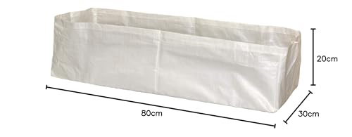 Wagner GreenFAMILY - GreenBOX, GreenRACK, GreenWALL, GreenTABLE - Pflanztasche - 80 x 30 x 20 cmm zum Bepflanzen mit Kräuter, Gewürze, Blumen und Pflanzen - 25300400