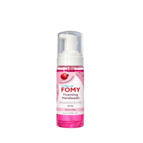 Image of Hydrating Foaming Hand Wash | Pink Pomegranate - 160 ml Pump Bottle | Rich Foam | Gentle on Skin | 99.9% Germ Protection