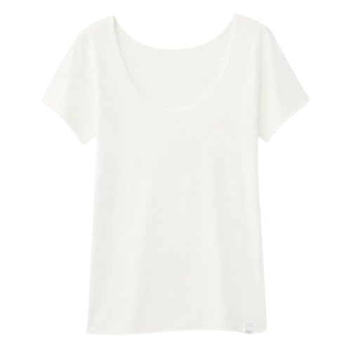 [HONESTIES] WOMENS 裏表なし インナースタンダード さらつやシルキー Tシャツ L(白) 2+1枚 レディース 圧倒的企業努力