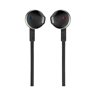 JBL Tune 205 Cuffie In-Ear Cablate con Suono JBL Pure Bass e Microfono, Nero