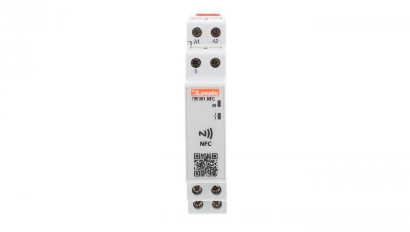 Lovato Minuterie modulaire multifonction 12-240 V AC/DC NFC, 1,75 x 9 x 6,7 cm, blanc (référence : TMM1NFC)
