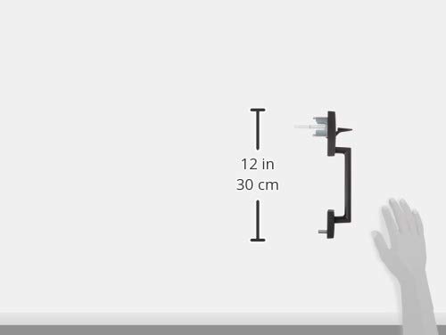Image of SCHLAGE F60 CEN 622 LAT CEN Century Front Entry Handleset with Latitude Lever, Alloy Steel, Deadbolt Keyed 1 Side, Matte Black (Pack of 4)