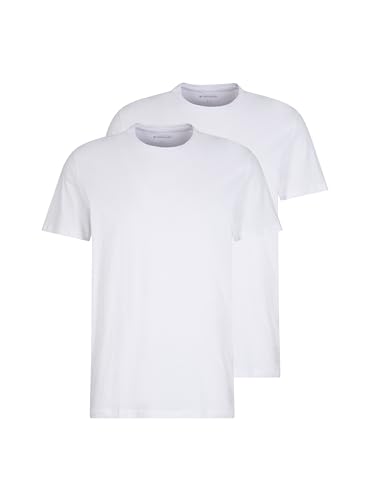 Preisvergleich Produktbild TOM TAILOR Herren Crewneck T-Shirt im Doppelpack