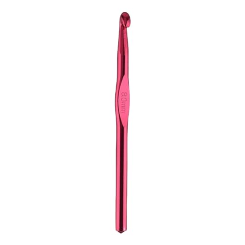 Image of ADW CRAFT'S Crochet Needle Single Size(12 Size Available)| 12 Pcs Crochet Needle Set||Aluminum Multicolor Crochet Hooks Needle|Crochet Needle|Crochet Needle Set | Crochet Needle Kit(8 mm / Single Pcs(Pack of 1))