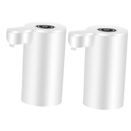 Dispositif de pompage d'eau électrique blanc en PP - Lot de 2