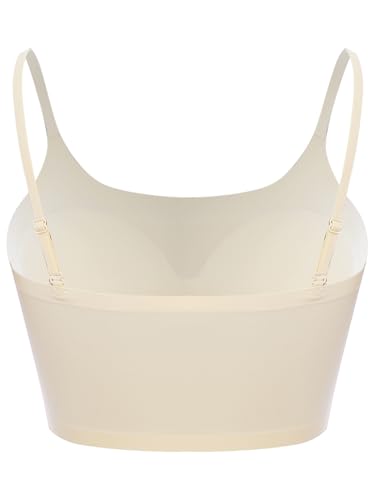 Girls Breathable Sports Training Bras Seamless Wireless Padded Camisole Athletic Fitness Vest4