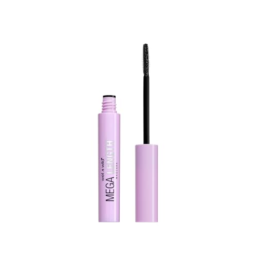 Image of Wet n Wild Mega Length Mascara, Lengthening and Defining Mascara, with Precision Comb Brush and Moisturizing Formula for an Increased Definition and Longer-looking Lashes, Very Black 0.21 Ounce