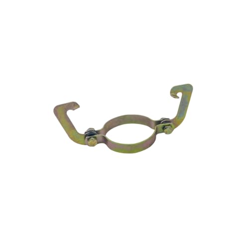Image of Heavy Duty Metal O-Type Pipe Clamp Ring with Bolt | MS Pipe Holder Clamp for Irrigation /Plumbing Sprinkler Fittings | Anti-Rust Finish | Pack of 20 | 3 inch