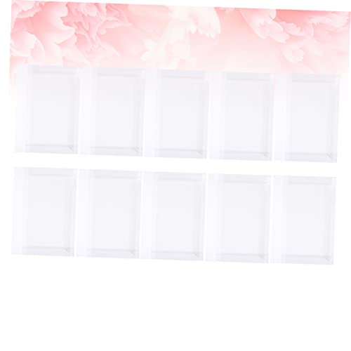 Hemoton 10 Pçs Capa De Livro De Plástico Capa De Livro Transparente Capa De Livro Transparente Capa