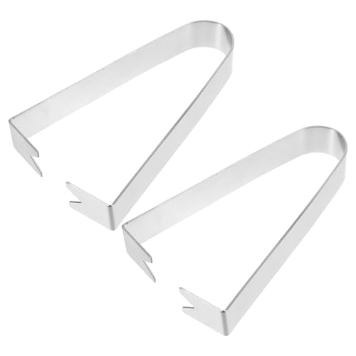 OSALADI 2 Stück Edelstahl Dornenentferner Laubentferner Küchenhelfer Ergonomisch Kompakt für Täglichen Gebrauch