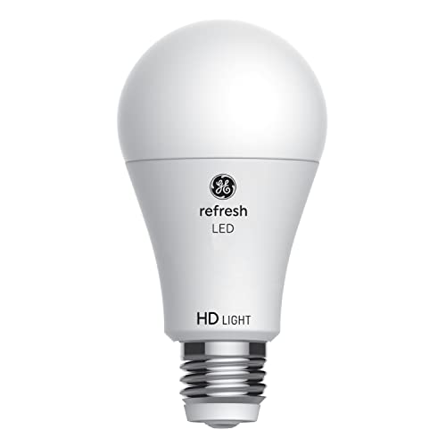 GE Lighting Refresh LED HD 3-Way Light Bulb, 5, 9, 16 Watt (30, 70, 100 Watt Equivalent) Daylight, Medium Base (1 Pack)