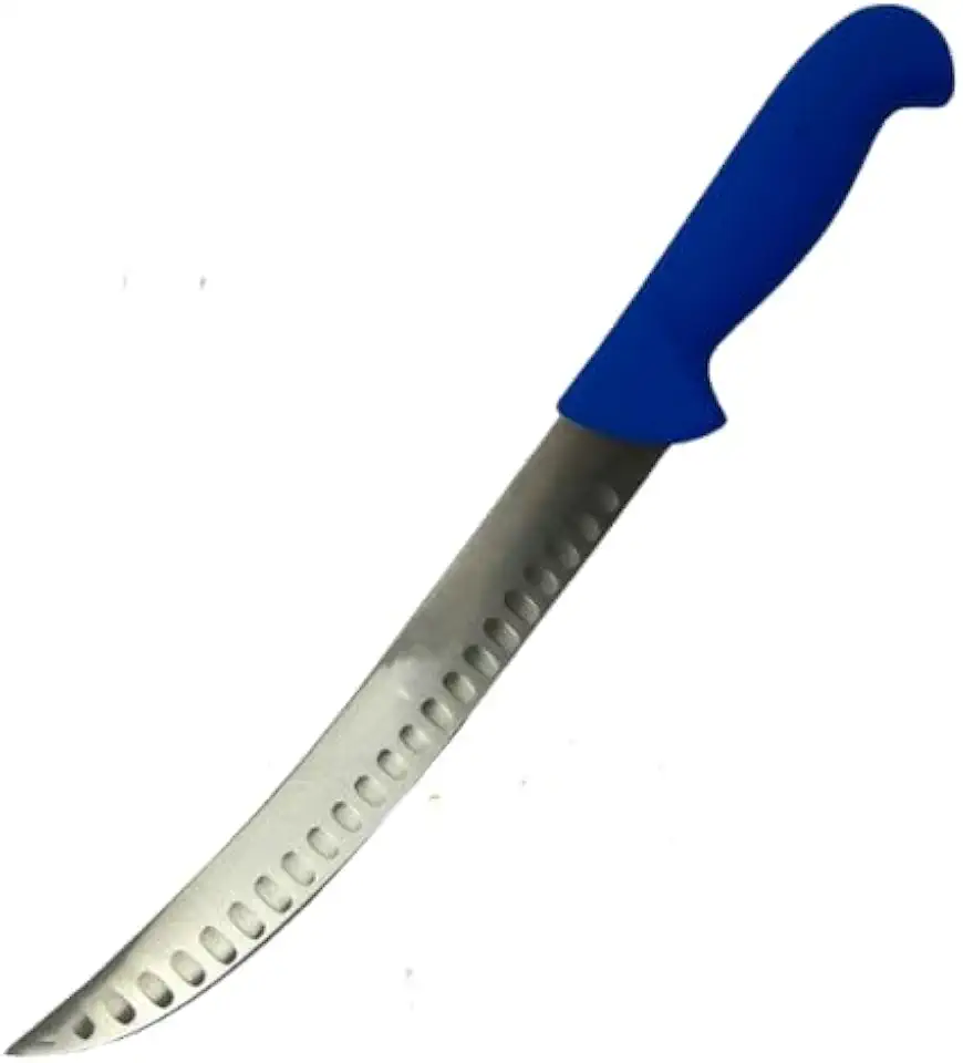 Faca Artesanal para Churrasco Salt Bae Chef Aço Inox de Qualidade Corte Preciso e Durável Design Sofisticado Cabo Ergonômico Ideal para Cozinha Profissional e Amantes do Churrasco.