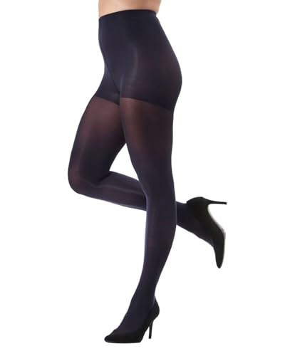 MeMoi Perfectly Opaque Tights, Comfortable and Smoothing Control Top Tights, 40 Denier Opaque Finish - Sizes S-Q2