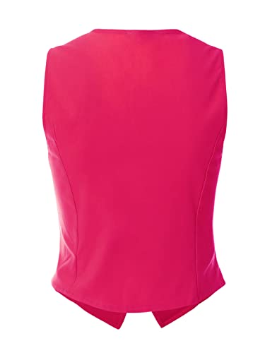 Design by Olivia Women's Business Casual Suit Vest Sleeveless Fashion Dressy Crop Vest waistcoat3