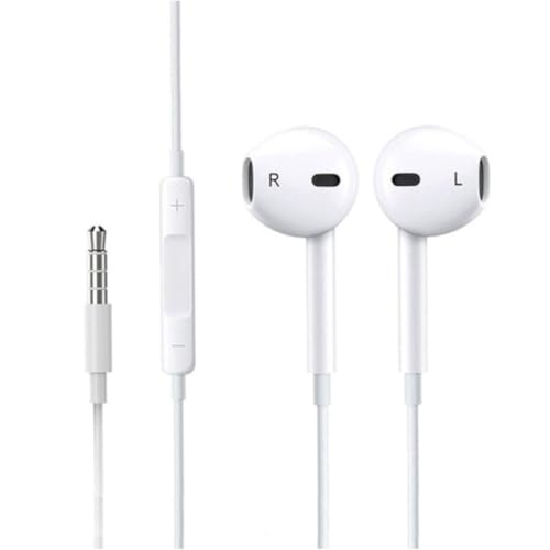 1Pack Earphones Wired Headphones In Ear Wired Earbuds with Microphone Noise Isolating Headset remote sound control for Smartphones, Tablets, Laptops, MP3 Players, and More Devices (white)