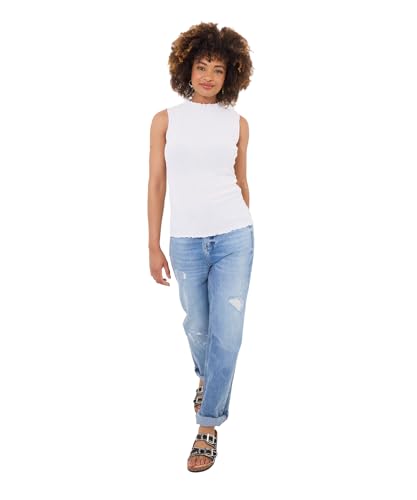 Top sans manches Joe Browns avec bordure ondulée pour femme style décontracté