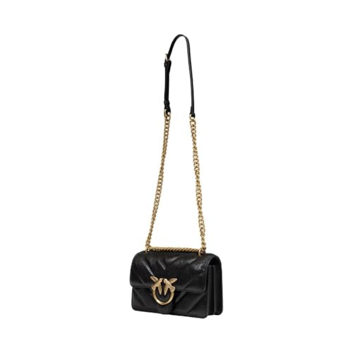 Sac Love One Mini Pinko noir matelassé chevron de qualité supérieure