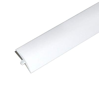 Edge Supply White 3/4 in x 25 Ft Center Barb Tee Moulding T Molding Hobbyist Pack, Small Projects, Arcade Machines and Tables (25 FT)