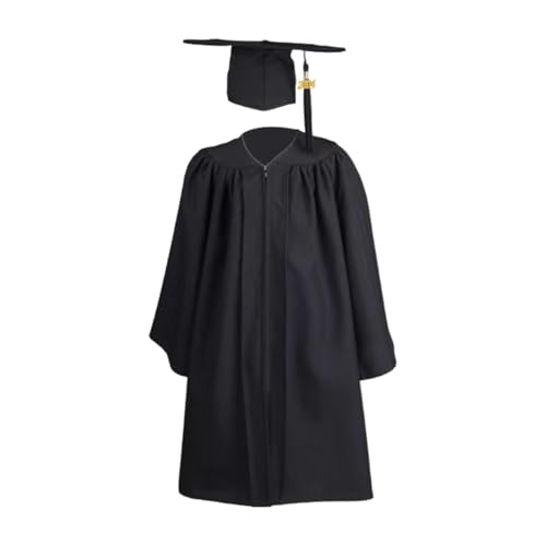 Robe de remise de diplôme pour enfants mate : tenue de cérémonie et uniformes scolaires pour enfants