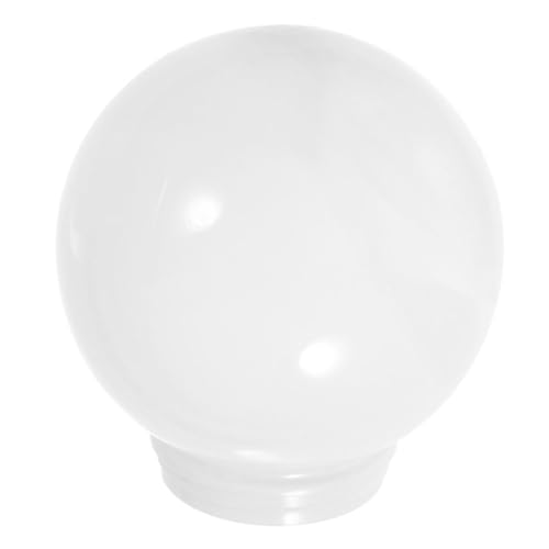HOLIDYOYO Paralume Sferico in Acrilico Bianco per Interni ed Esterni – Copertura Lampada Sfera Decorativa Diffusiva, Facile da Installare, Stile Contemporaneo per Soggiorno Camera da Letto Giardino
