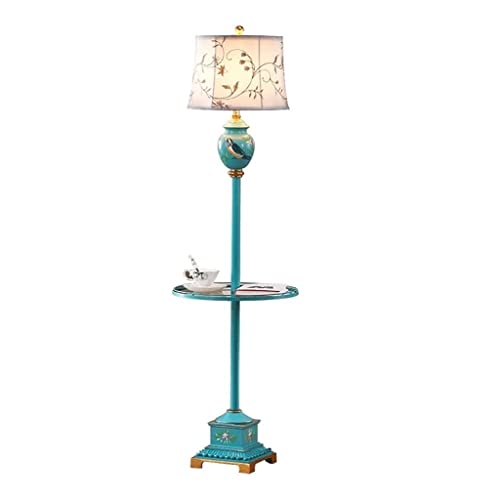 Lampe de lecture de 61 pouces avec étagères pour salon moderne