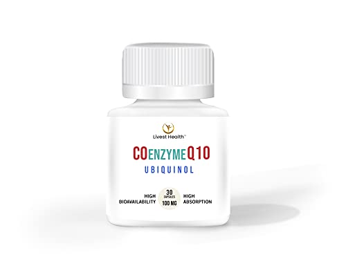 Image of Coenzyme Q10 (CoQ10, Ubiquinol) 100 mg High Absorption Antioxidant Heart Health 30 Capsules