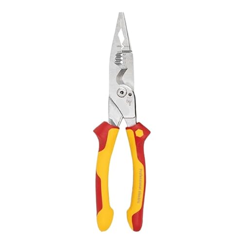 Pinze spelafili Pinza isolata 8 in 1 1000V VDE Pinza spelafili con becco a cesoia Attrezzo manuale multifunzionale for elettricisti 45489