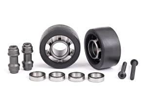 TraxxasX-Maxx/XRT Wheelie Bar Wheels Dark Titananium TRA7775A