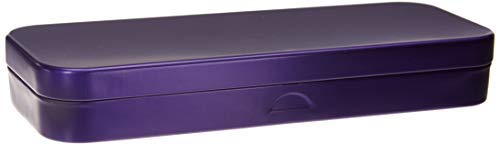flossfishSingle Mini Pencil Box, Purple. Use as Pencil, Makeup, Jewelry, Gift, Candy, Favor or Birthday Gift Box.
