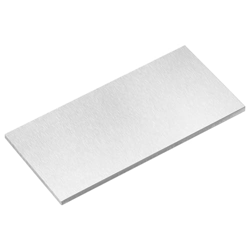 QUARKZMAN Chapa de Aluminio 6061, Placa Rectangular de Aluminio de 305 mm x 150 mm, 5 mm de Grosor, Material Metálico Plano para Soldadura E Industria Artesanal