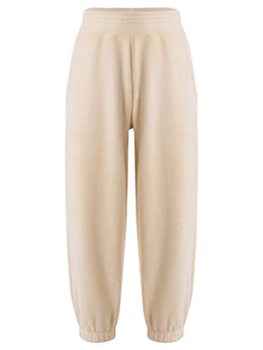 easyforever Girls Boys Winter Warm Thick Fleece Lined Pants Velvet Velour Trousers Joggers Sweatpants with Pockets