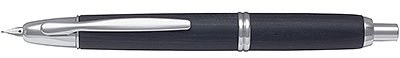パイロット 万年筆 キャップレス 木軸 ブラック 細字(F) FC-25SK-B-F