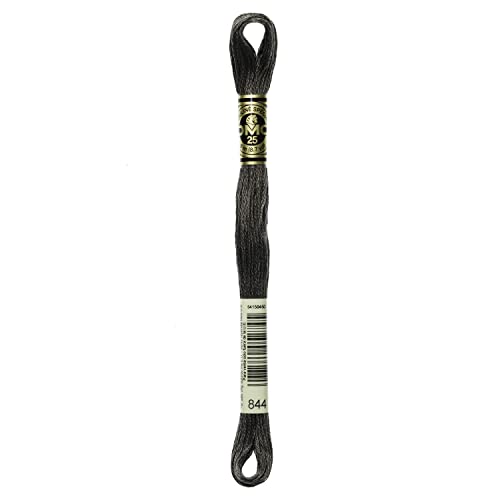 Image of DMC 6-Strand Embroidery Cotton Floss, Ultra Dark Beaver Grey