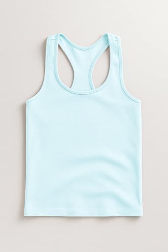 Image of Kurve Premium Girls Seamless Supersoft Wide Strap Comfortable Racerback Tank (Made with Love in The USA)