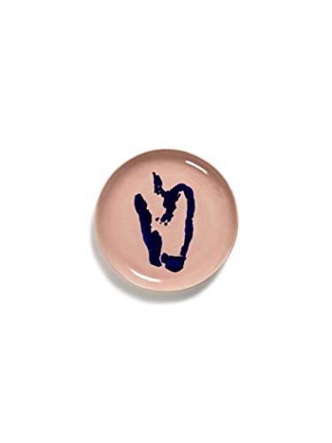 Serax Teller Feast M L22,5 X B22,5 X H2 cm Delicious Pink Pfeffer Blau
