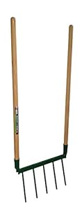 Fourche de Jardinage à 5 Dents Eco'Biofourche, 110 cm, Verte