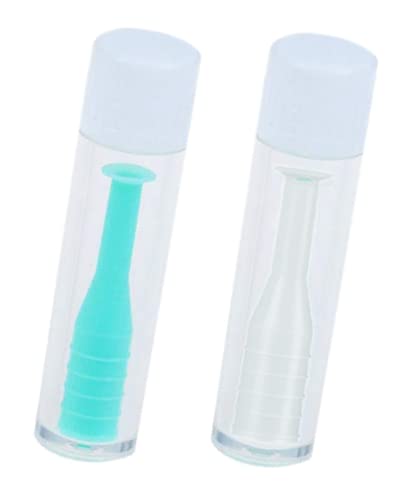 OLOA ハード コンタクトレンズ スポイト (ハード専用) 外せない 時の 取り外し器 [ 眼瞼下垂 の 予防 対策 にも] 応急 救急 装着 つけはずし器具 (２色セット | ホワイト１本＋グリーン１本)