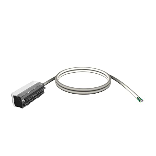 M340 Bornero 20P câble aveugle blindé 5m pour installation - 2