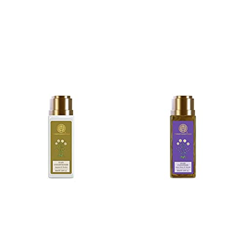 Image of Forest Essentials Hair Conditioner, Japapatti and Brahmi, 50ml & Forest Essentials Hair Cleanser Amla, Honey and Mulethi, 50ml