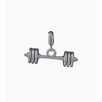 Berloque de Aço Inoxidável Halter - Love Acadeimia- pulseira feminina, presente feminino, joias para mulheres