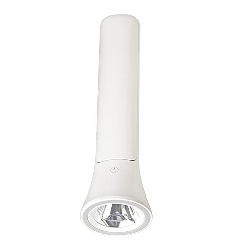 Lámpara de mesa LED, 5W djustable lámpara de mesa 2 en 1 antorcha plegable 1200mAh USB lámpara de escritorio recargable para sala de estar, habitación de niños, dormitorio universitario Cover