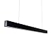 Produktbild LUXULA LED Pendelleuchte 120 cm Schwarz, 40W 4000lm, 3000-6500K einstellbar, Hängelampe Esstisch Aluminium, Blendarm UGR