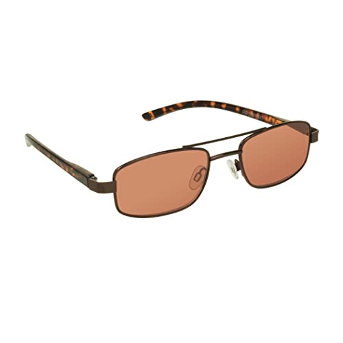 Image of proSPORT Reading Glasses Tinted Full Lens Sun Readers Pilot Square Aviator NOT BIFOCAL