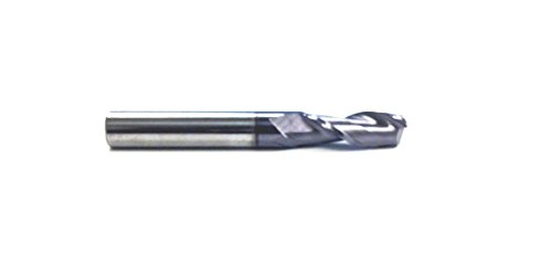 Image of HHIP 5806-5000 AlTiN-Coated Solid Carbide Single End Mill, 2 Flute, 1 /2 inch Diameter, 1 /2 inch Shank, 1 inch Flute Length, 3 inch OAL