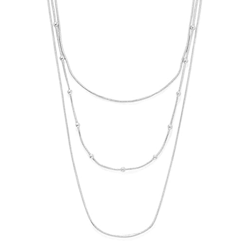 COLORFUL BLING Multilayer Choker Long Chain Tassel Pendant Necklace for Women Beads Necklace Long Bar Charm Chain Jewelry2