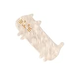 目を引く猫のヘアクリップスタイリングヘアデコ実用的なヘアアクセサリー 日常着ヘアピン 猫愛好家向け