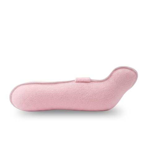 Image of 2-in-1 Reclined Carrying & Feeding Support Pillow | Strong Back Support | Indoor & Outdoor Use Cotton Blend, Ergonomic Design, 0-10 Months, Soft Cushioned Hard Support (Pink)